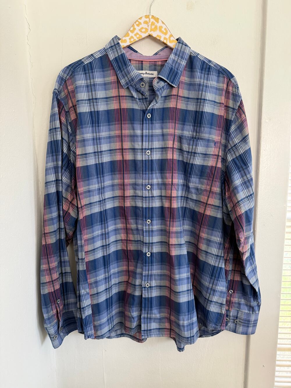 Tommy Bahama Men's Plaid Button Front | Size XL